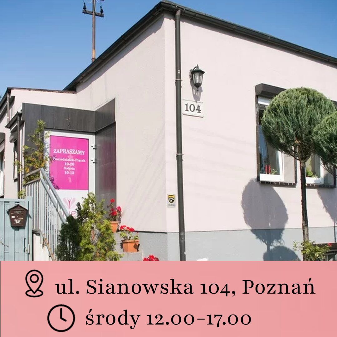 Gabinet psychologiczny Marty Drewniak w Poznaniu, ul. Sianowska 104 — środy 12:00–17:00